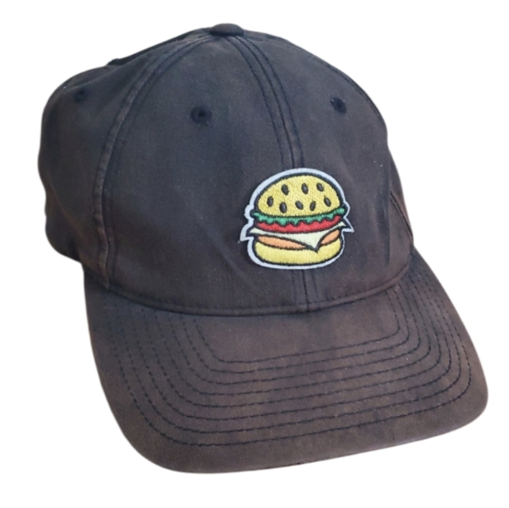 Flexfit Black & Clay Hamburger Cap Size S-M‎